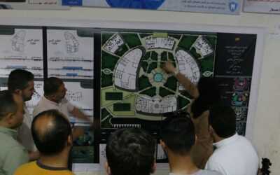 مناقشة مشاريع طلاب المستوى الثالث ضمن مقرر التصميم المعماري