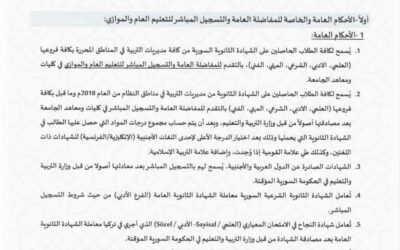 دليل المفاضلة العامة 2024/2023